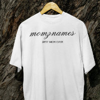 Persoonlijke 'Beste Moeder Ooit' Calligrafie Naam