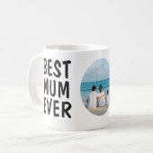 Persoonlijke 'Beste moeder ooit'-mok met foto Koffiemok (Voorkant links)
