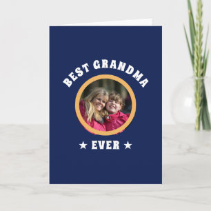 Persoonlijke Beste Oma Ooit Aangepaste Familie Fot Kaart