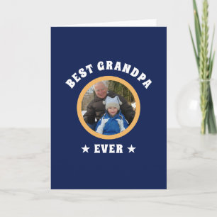 Persoonlijke Beste Opa Ooit Aangepaste Familie Fot Kaart