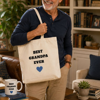 Persoonlijke 'Beste Opa Ooit' Canvas Tas