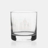Persoonlijke Beste Opa Ooit Foto Whisky Glas (Achterkant)