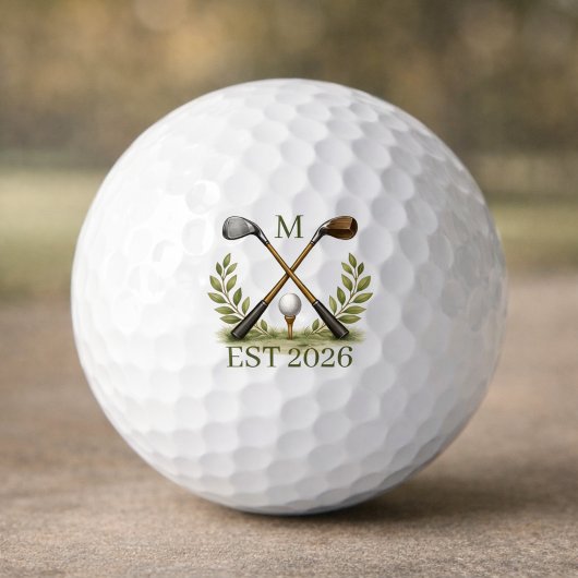 Persoonlijke Beste Papa Door Par Monogram Golfballen