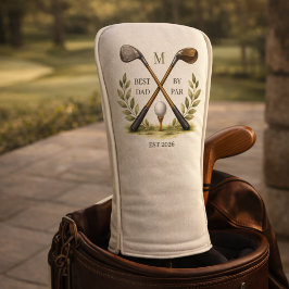 Persoonlijke Beste Papa Door Par Monogram Golfheadcover