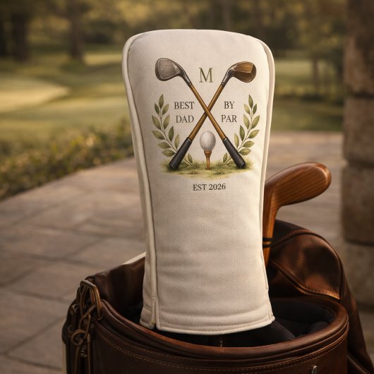 Persoonlijke Beste Papa Door Par Monogram Golfheadcover