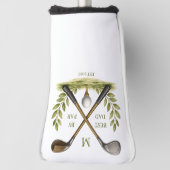 Persoonlijke Beste Papa Door Par Monogram Golfheadcover (Draai 90)