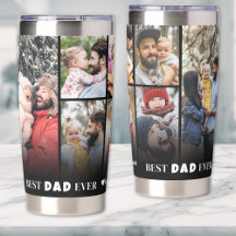 Persoonlijke Beste Papa Foto Collage Vader