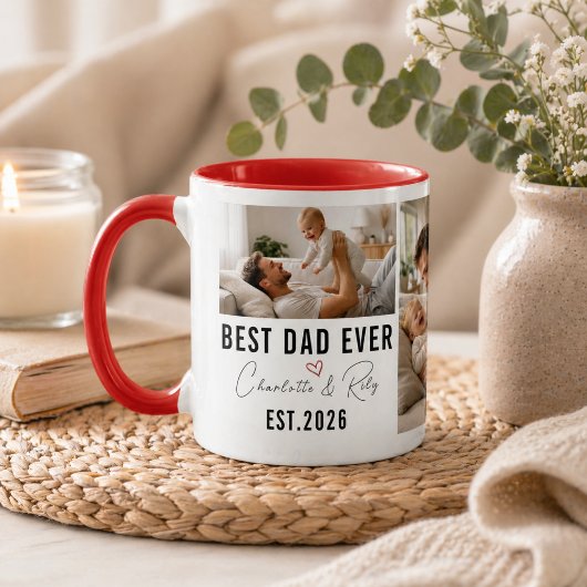 Persoonlijke BESTE PAPA Foto|Douane Vaderdag Mok