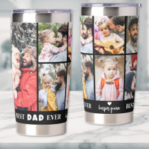 Persoonlijke Beste Papa Ooit 8 Foto Collage Vader
