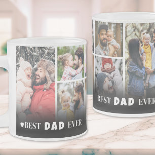Persoonlijke Beste Papa Ooit 8 Foto Matglas Koffiemok