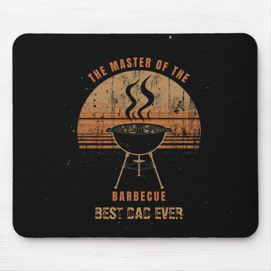 Persoonlijke Beste Papa Ooit BBQ Muismat (Voorkant)