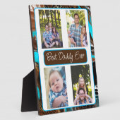 Persoonlijke Beste Papa Ooit Foto  Fotoplaat (Zijkant)