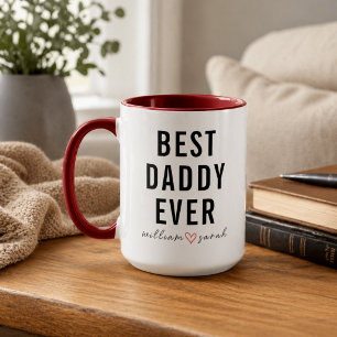 Persoonlijke Beste Papa Ooit   Op maat gemaakte Va Mok