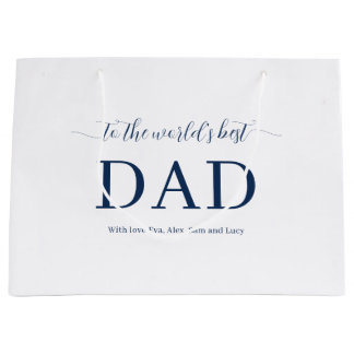 Persoonlijke 'Beste Papa van de Wereld' Bundel Set Groot Cadeauzakje