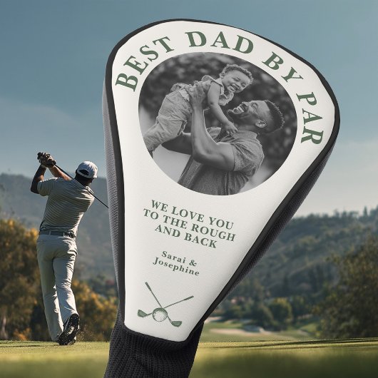 Persoonlijke Beste Papa van Par Custom Fotocadeau Golfheadcover