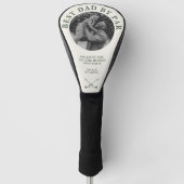 Persoonlijke Beste Papa van Par Custom Fotocadeau Golfheadcover (Voorkant)