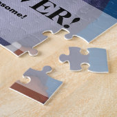 Persoonlijke, beste vader ooit "Vaderdag" foto Legpuzzel (Zijkant)