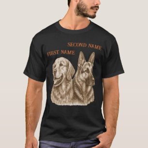 Persoonlijke Beste Vrienden Multi-Huisdier T-shirt