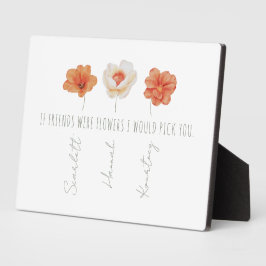 Persoonlijke Beste Vrienden Plaquette Fotoplaat