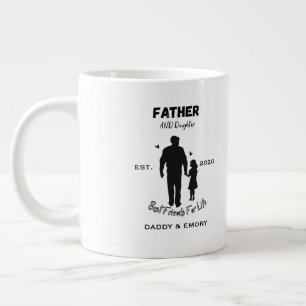 Persoonlijke Beste Vrienden Vader en Dochter Voor Grote Koffiekop