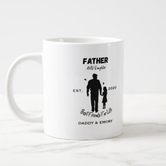 Persoonlijke Beste Vrienden Vader en Dochter Voor  Grote Koffiekop