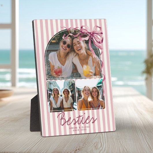 Persoonlijke Beste Vriendinnen 3 Foto Collage Blus Fotoplaat