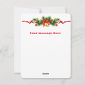 persoonlijke bestelling van de Oosterse kerstkaart (Achterkant)