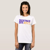Persoonlijke Besties, Beste Vrienden, Meisjes Week T-shirt (Voorkant volledig)