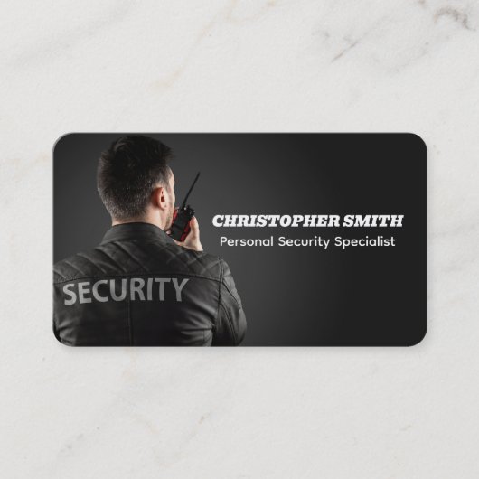 Persoonlijke beveiliging visitekaartje (Voorkant)