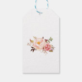 Persoonlijke bevestiging voor meisjes cadeaulabel (Achterkant)