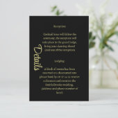 Persoonlijke bewerkbare detailkaart bedankkaart (Staand voorkant)