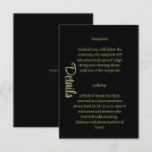 Persoonlijke Bewerkbare Details kaart (Voorkant / Achterkant)