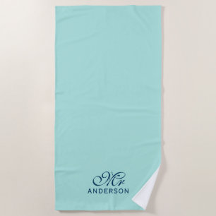 Persoonlijke Bewerkbare Kleuren Elegant Schrift Me Strandlaken