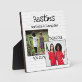 Persoonlijke BFF 2 Fototoetsenbord Beste vrienden Fotoplaat (Voorkant)
