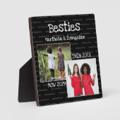 Persoonlijke BFF 2 Fototoetsenbord Beste vrienden Fotoplaat (Voorkant)