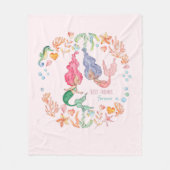 Persoonlijke BFF-cadeaus voor Zeemeerminnen Fleece Deken (Voorkant)