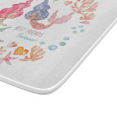 Persoonlijke BFF-cadeaus Zeemeerminnen Beste Vrien Snijplank (Hoek)