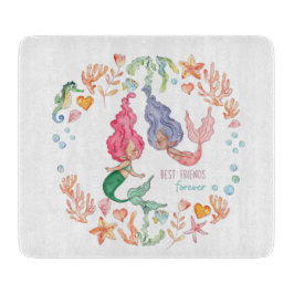 Persoonlijke BFF-cadeaus Zeemeerminnen Beste Vrien Snijplank