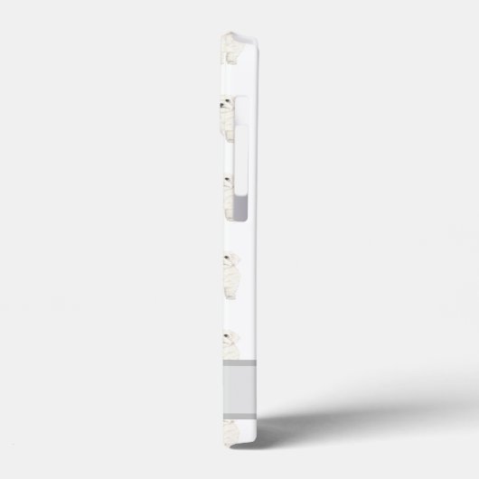 Persoonlijke Bichon Bolognese Havanese Maltese hon Case-Mate iPhone Case (Achterkant / Links)