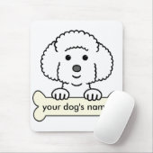 Persoonlijke Bichon Frise Muismat (Met muis)