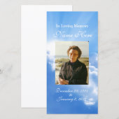 Persoonlijke bidkaart / bidkaarten (Voorkant / Achterkant)