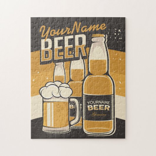 Persoonlijke bierfles Sudsy mok brouwbar Legpuzzel (Verticaal)