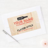 Persoonlijke bierfleslabels rechthoekige sticker (Envelop)