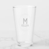 Persoonlijke biermok, op maat gemaakte biermok, glas (Achterkant)