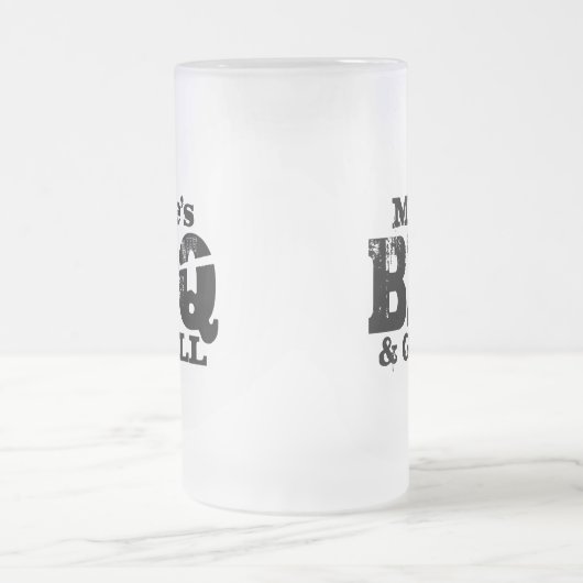 Persoonlijke biermok voor BBQ party Matglas Bierpul (Center)