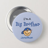 Persoonlijke Big Brother-Button Ronde Button 7,6 Cm (Voorkant /achterkant)