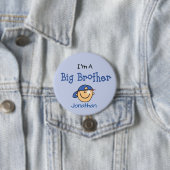 Persoonlijke Big Brother-Button Ronde Button 7,6 Cm (In situ)