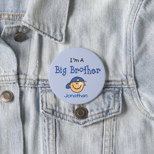 Persoonlijke Big Brother-Button Ronde Button 7,6 Cm (In situ)