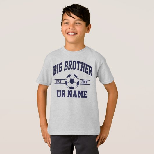 Persoonlijke Big Brother-naam T-shirt (Voorkant volledig)
