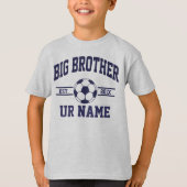 Persoonlijke Big Brother-naam T-shirt (Voorkant)